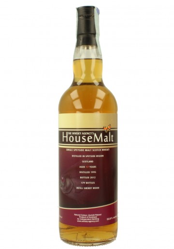 SINGLE SPEYSIDE Malt 17yo 1995 2012 70cl 50.8% The Whisky Agency - House Malt