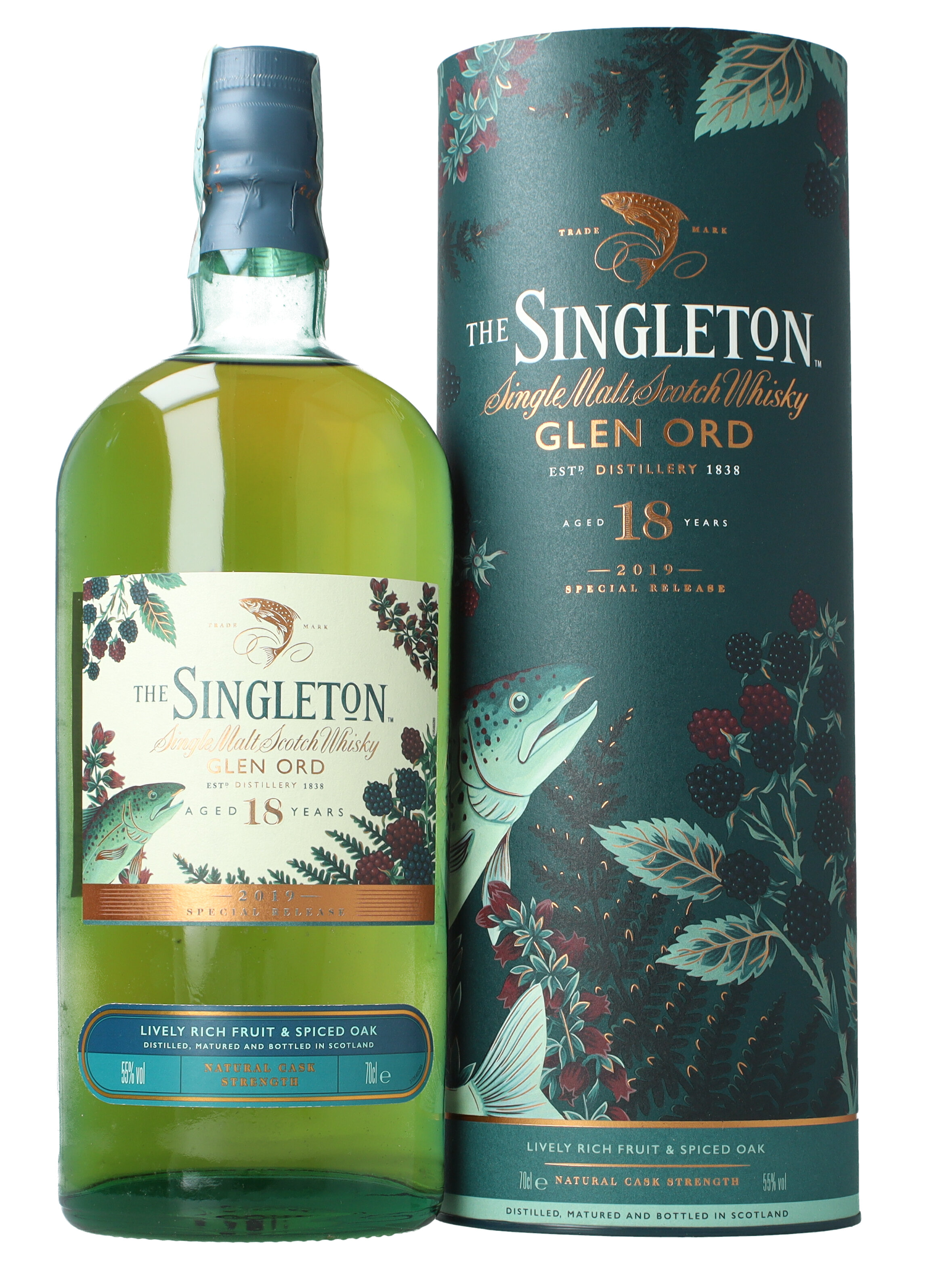 Singleton of Glen Ord Highland Scotch Whisky 18 year old bottled 2019 ...
