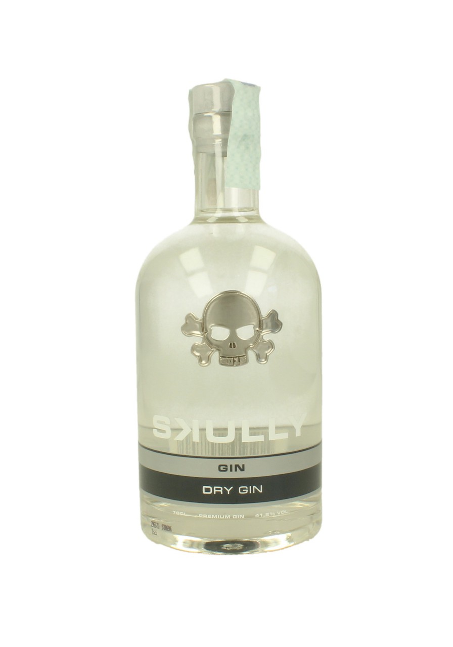 SKULLY 41.8 HOLLAND DRY GIN - Products - Whisky Antique, Whisky & Spirits
