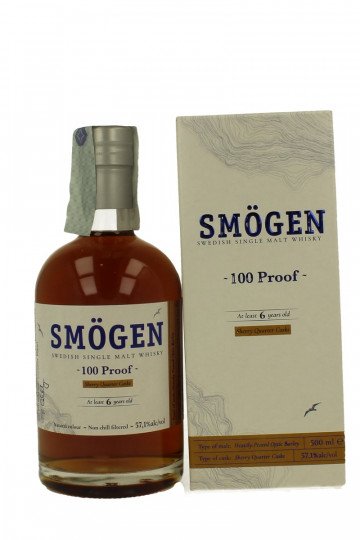 Smogen  100 proof 6 years old 70cl 57.1% - Single Malt Swedish Whisky