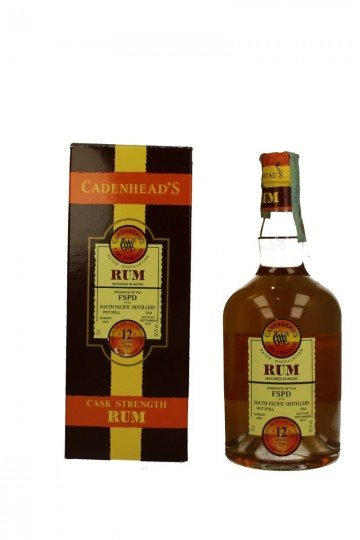 SOUTH PACIFIC DISTILLERY FSPD 12 years old 2003 2015 70cl 60.7% Cadenhead's FIJI RUM