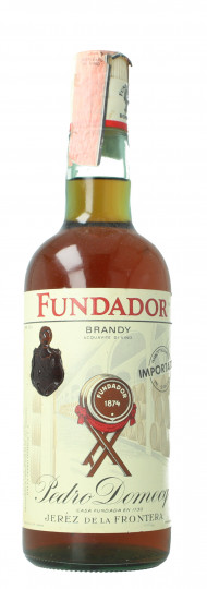 Spanish Brandy FUNDADOR - Bot. in The 70's 75cl 40%