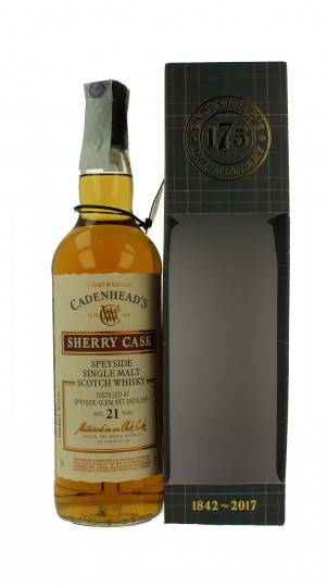SPEYSIDE 21 years old 1996 2017 70cl 61.7% Cadenhead's - SHERRY CASK 175th Anniversary