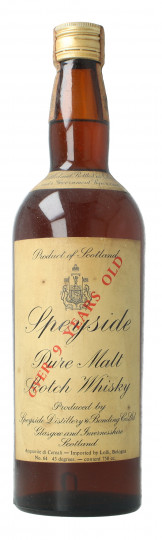 Speyside Pure malt Scotch Whisky 9 Year old - Bot.60's or early 70's 75cl 43%