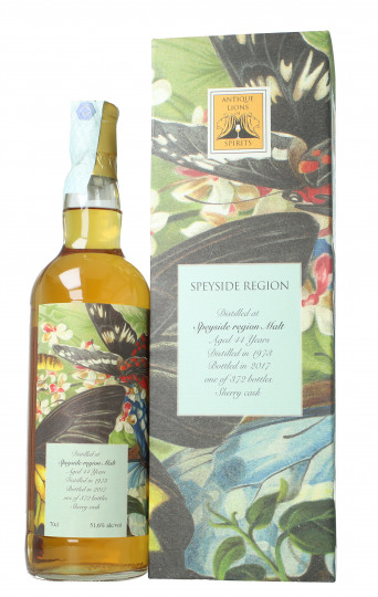 SPEYSIDE REGION Malt 44yo 1973 2017 70cl 51.6% Antique Lions of Whisky Sherry Cask