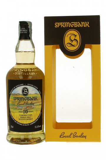SPRINGBANK 10 years old 70cl 51.6%% LOCAL BARLEY-2022