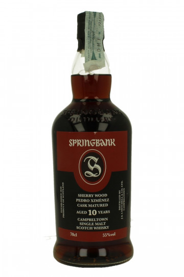 SPRINGBANK 10 years Old 70cl 55% OB  - 2022 Edition PX Cask matured
