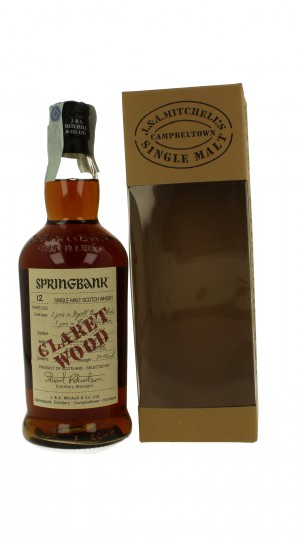 SPRINGBANK 12 years old 1997 2010 70cl 54.4% OB-Claret Wood
