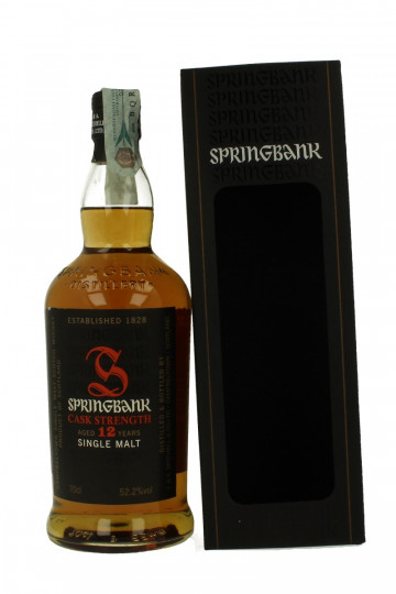 SPRINGBANK 12 years old 70cl 52.2% OB-Cask Strength Batch 5