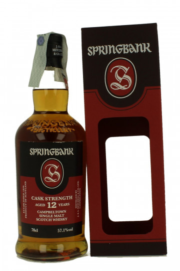 SPRINGBANK 12 years old 70cl 57.1% OB-Cask Strength Batch 19