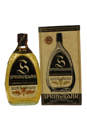 SPRINGBANK 12 years old Bot 60/70's 75cl 43%