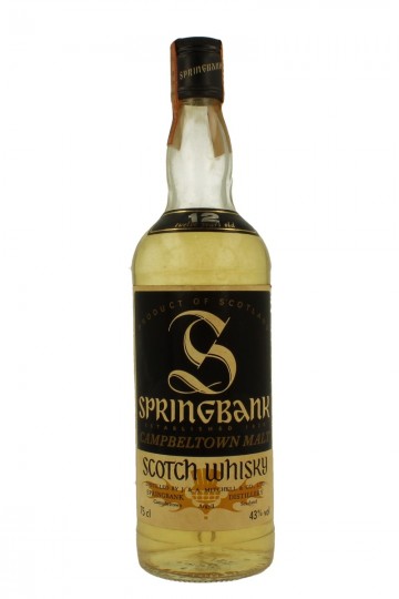 SPRINGBANK 12yo Bot. 60/70's 75cl 43% OB  -