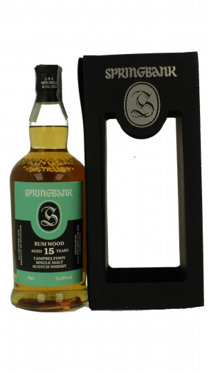 SPRINGBANK 15 years Old 2003 70cl 51% OB  - Rum Cask