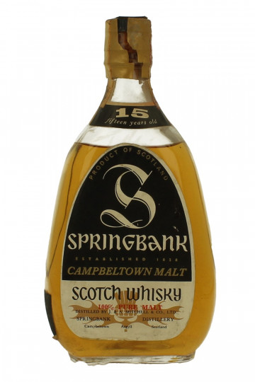 SPRINGBANK 15 Years Old - Bot.70's 75cl 43% OB- Pear Shape