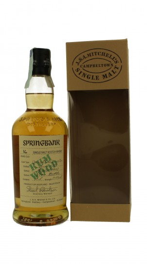 SPRINGBANK 16 years old 1991 2007 70cl 54.2% OB-Rum Wood