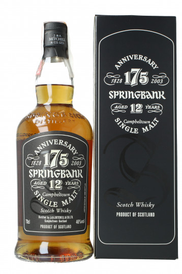 Springbank 175 th Anniversary 12 Year Old Bottled 2003 70cl 46% OB-
