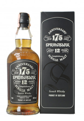 Springbank 175 th Anniversary 12 Year Old Bottled 2003 70cl 46% OB-