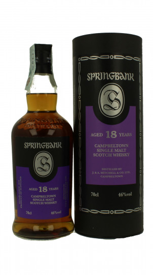 SPRINGBANK 18 years Old 70cl 46% OB  - 2021 Edition or 2022