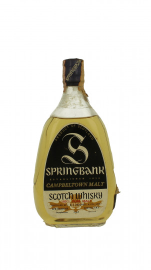 SPRINGBANK 21 Years Old 75cl 43% OB-no Neck label Pear Shape