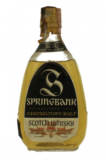 SPRINGBANK 21 Years Old - Bot.70's 75cl 43% OB- Pear Shape