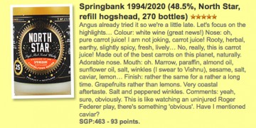 SPRINGBANK 25yo 1994 2020 70cl 48.5% North Star