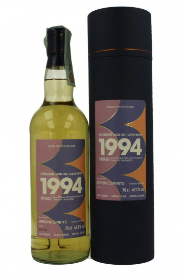 SPRINGBANK 27 years old 1994 2022 70cl 47.1% - selected by SPHERIC SPIRITS