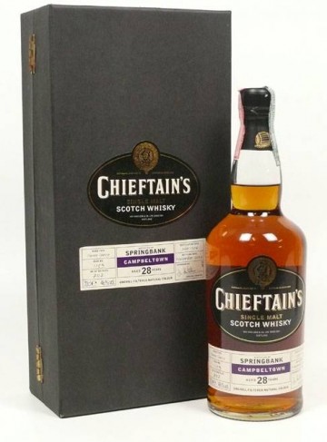 SPRINGBANK 28yo 1974 2002 46% Ian Macleod - Chieftan's #1159