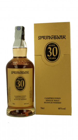SPRINGBANK 30 years old bottled 2023 70cl 46% OB-