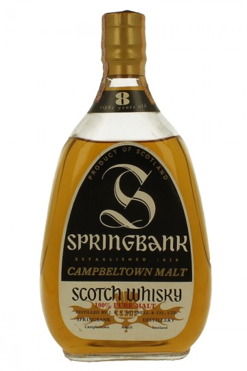 SPRINGBANK 8yo BOTTLED IN THE 60'S /70'S 75cl 43% OB- Pear Shape