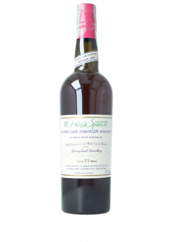 Springbank Campbeltown Scocth Whisky 11 Years Old 1995 2006 75cl 57.3% High Spirits  - cask 433