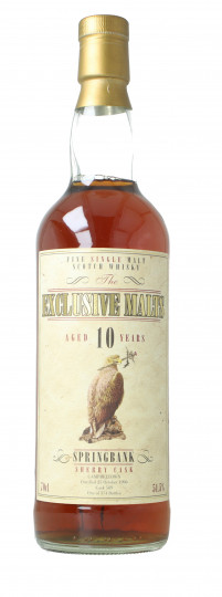 Springbank Campbeltown Scotch Whisky 10 year old 1996 70cl 51.5% Exclusive Malt -Sherry cask