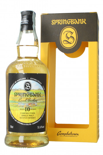 Springbank Campbeltown Scotch Whisky 10 years old 70cl 51.6% OB-Local barley
