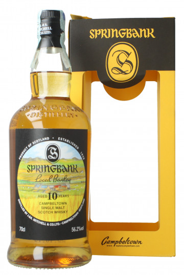 Springbank Campbeltown Scotch Whisky 10 years old 70cl 56.2% OB-Local barley