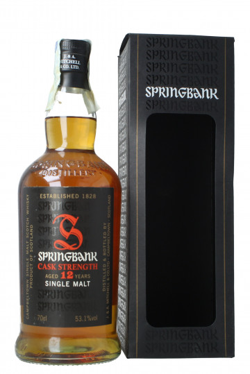 Springbank Campbeltown Scotch Whisky 12 year old 70cl 53.1% OB-