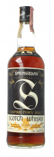 Springbank Campbeltown Scotch Whisky 12 year old 75cl 57.1% OB-  Samaroli The famous one