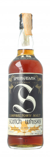 Springbank Campbeltown Scotch Whisky 12 year old 75cl 57.1% OB-  Samaroli The famous one