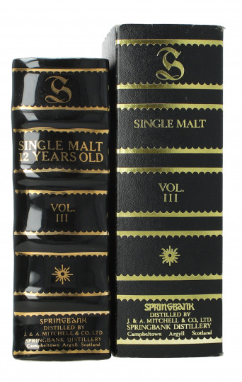 Springbank Campbeltown Scotch Whisky 12 years old - Bot.70's-80's 75cl 46% OB-Ceramic Decanter Book Vol III
