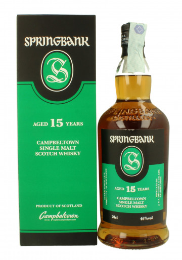 Springbank Campbeltown Scotch Whisky 15 year old 70cl 46% OB edition 2022 - NO Box