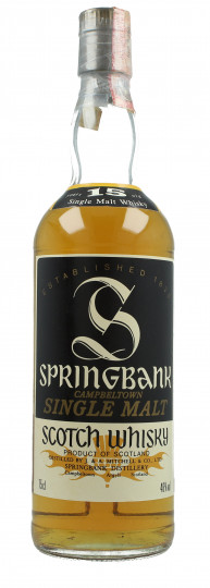 Springbank Campbeltown Scotch Whisky 15 Year old Bot in The 80's 75cl 46% OB-Sestante Import