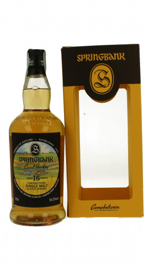 Springbank Campbeltown Scotch Whisky 16 years old 1999 70cl 54.3% LOCAL BARLEY
