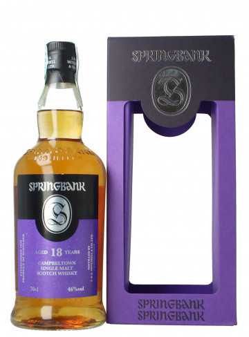 Springbank Campbeltown Scotch Whisky 18 years old 70cl 46% OB-