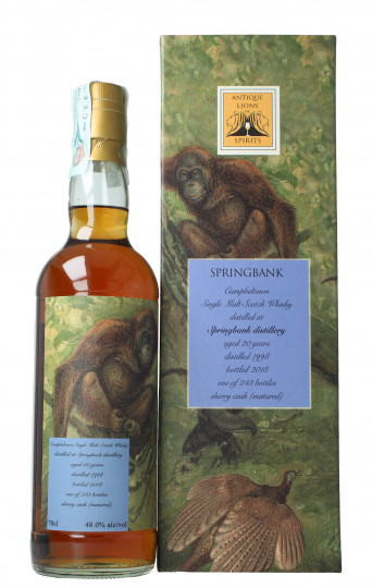 Springbank Campbeltown Scotch Whisky 19 year old 1998 2017 70cl 48% Antique Lions of Whisky