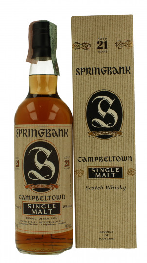 Springbank Campbeltown Scotch Whisky 21 years old Bot.2005 70cl 46% OB