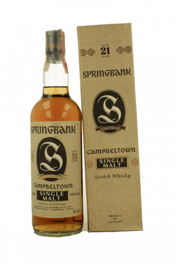 Springbank Campbeltown Scotch Whisky 21 Years Old Bottled in around 1994-1995 70cl 46% OB-