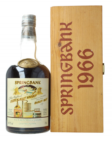 Springbank Campbeltown Scotch Whisky 24 Year old 1966 1990 70cl 60.7% J. & A. Mitchell- Velier Import Local Barley Sherry cask