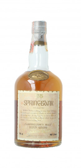 Springbank CampbelTown  Scotch whisky 25 Years Old 1980  circa 75cl 46% OB- Archibald