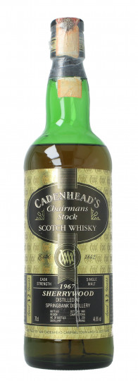 Springbank CampbelTown  Scotch whisky 32 year old 1967 1999 70cl 52.2% Cadenhead's -Chairman stock