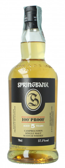 Springbank Campbeltown Scotch Whisky 5 year old 70cl 57.1% OB-100 Proof