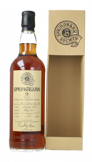 Springbank Campbeltown Scotch Whisky 9 year old 2007 2017 70cl 57.1% OB-Sauternes cask