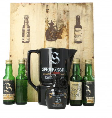 Springbank CampbelTown  Scotch whisky - Bot.70's-80's 5x5cl OB-Miniatures  with box and gift